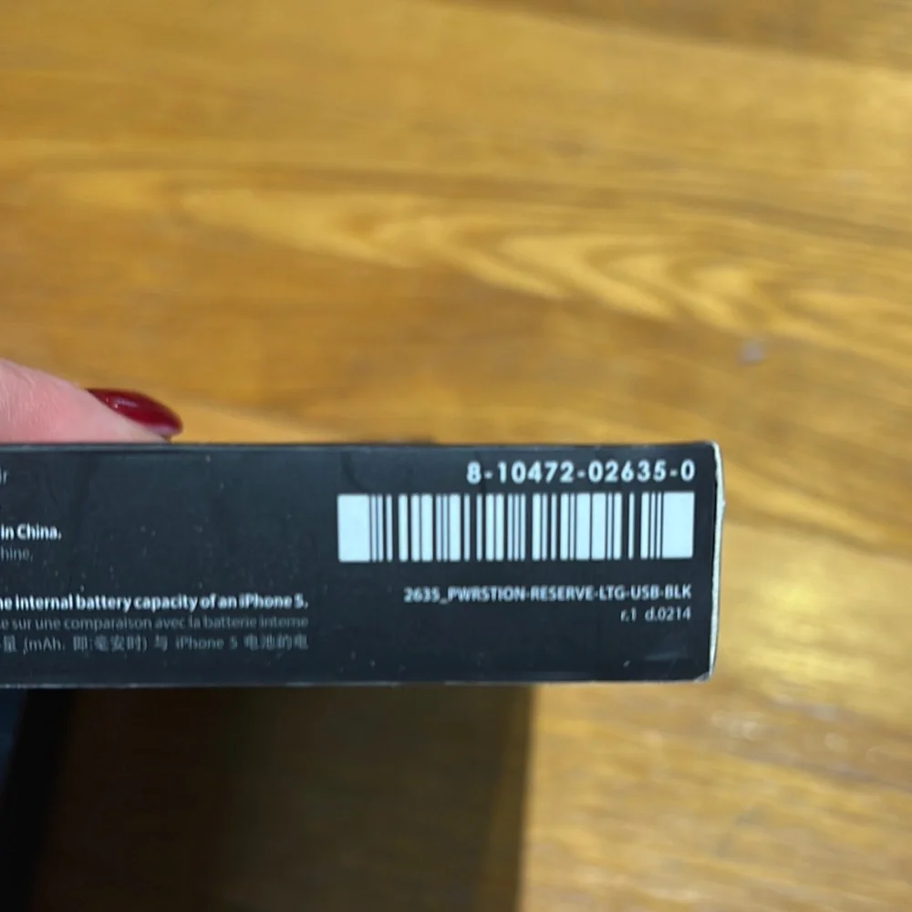 Mophie Power Reserve Black Battery Pack